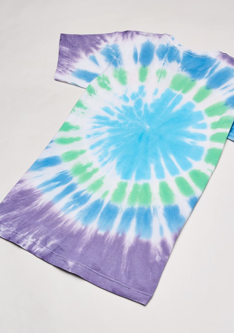 Liquid Blue Men's Pink Floyd Dark Side Oil Paint Tie Dye Short Sleeve T-Shirt, Multi Tie Dye, X-Large - Image 4